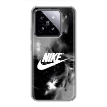 Чехол для Xiaomi 14 - с принтом Найк (AlphaPrint) (Лого Найк)