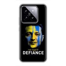 Чохол для Xiaomi 14 (AlphaPrint - с принтом Зеленського) – В. Зеленский