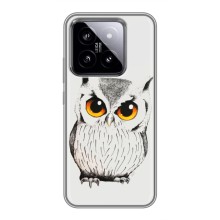 Чохол з пташками на Xiaomi 14 (VPrint) (Мила Сова)