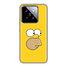 Чехол с Симпсонами для Xiaomi 14 (VPrint) (Гомер)
