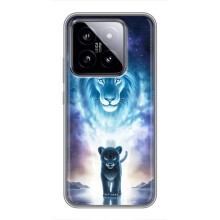 Чехол со Львом для Xiaomi 14 (VPrint) (Маленький лев)