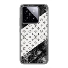 Чехол Стиль Louis Vuitton на Xiaomi 14 (LV на белом)