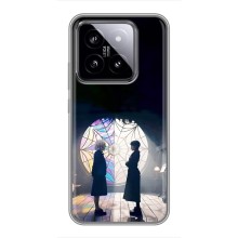Чехлы Венсдей на Xiaomi 14 Уэнсдей (AlphaPrint) (Уэнздей и Инид)