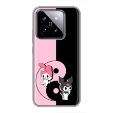 Чехол с кроликом Куроми на Xiaomi 14 (Куроми Инь Янь)
