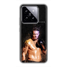 Чехол с картинкой Александр Усик для Xiaomi 14 – Чемпион Усик