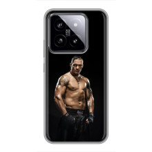 Чехол с картинкой Александр Усик для Xiaomi 14 – Усик на черном