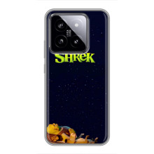 Чехол с мультфильмом Шрек на Xiaomi 14 – Шрек лого