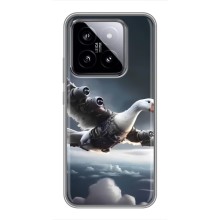 Чохол з мемом Тралалело тралала на Xiaomi 14 (Бомбардіні гусіні)