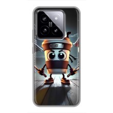 Чохол з мемом Тралалело тралала на Xiaomi 14 (Капучіно асасіно)