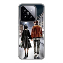 Чохол з дизайном Венздей 2 на Xiaomi 14 – Венздей і Тайлер