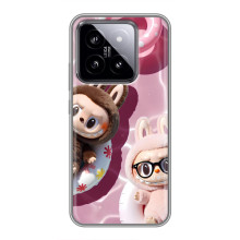 Чехол с Лабубу на Xiaomi 14 – Игрушка Лабубу