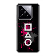 Чехол Гра в кальмара для Xiaomi 14 – Ранги