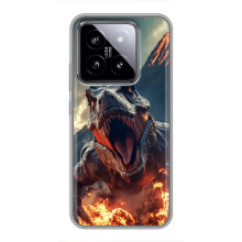 Чехол с картинкой «Хищники» для Xiaomi 14 – Динозавр