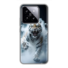 Чехол с картинкой «Хищники» для Xiaomi 14 – Тигр