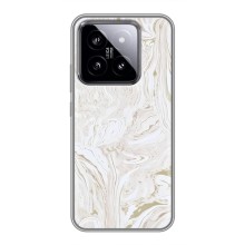 Мраморний чехол на Xiaomi 14 (VPrint) (Білий мрамор)