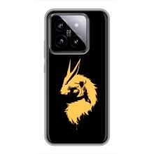 Naruto Anime Чехлы для Сяоми 14 (AlphaPrint) – силуэт Курама Наруто