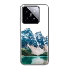 Силиконовый чехол с КАРТИНКАМИ лето для Xiaomi 14 (AlphaPrint) (Гори)