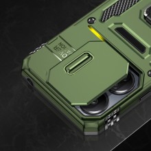 Ударостійкий чохол Camshield Army Ring для Xiaomi 14T Pro – Оливковий