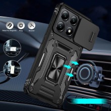 Ударостійкий чохол Camshield Army Ring для Xiaomi 14T Pro – Чорний