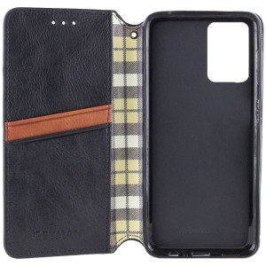 Шкіряний чохол-книжка GETMAN Cubic (PU) для Xiaomi 14T Pro – Чорний