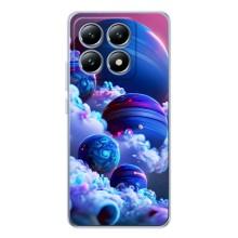 Чехлы КОСМОС для Xiaomi 14T Pro – Синие планеты