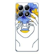 Чехол на Xiaomi 14T Pro Украинский дизайн (Украинка на всю голову)