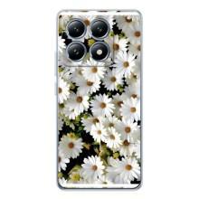 Чохол з ромашками на Xiaomi 14T Pro – Рамка в ромашках