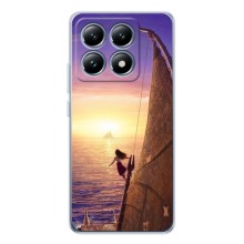 Чехол с мультфильмом Моана Xiaomi 14T Pro (Моана в море)