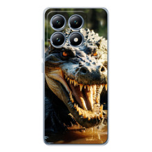 Чехол с картинкой «Хищники» для Xiaomi 14T Pro – Крокодил
