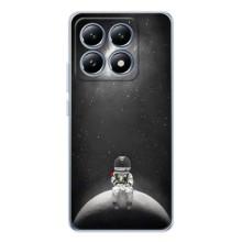 Силиконовый Чехол с принтом "Космонавты" на Xiaomi 14T Pro – Космонавт романтик