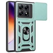 Ударопрочный чехол Camshield Serge Ring для Xiaomi 14T – Зеленый