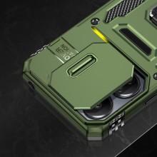 Ударопрочный чехол Camshield Army Ring для Xiaomi 14T – Оливковый
