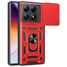 Чохол Ummi Camshield Serge Ring для Xiaomi 14T – Червоний