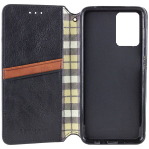 Кожаный чехол-книжка GETMAN Cubic (PU) для Xiaomi 14T – Черный
