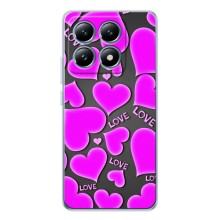 Чехлы для любимой на Сяомі 14Т (VPrint) (Pink hearts)