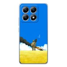 Чехлы на военную тематику для Xiaomi 14T – Попадание