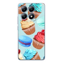 Чехлы с Фруктами для Xiaomi 14T (VPrint) (Кексики)