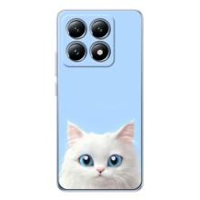 Чехол на тематику: Коты для Xiaomi 14T – Белый кот