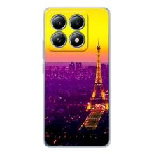 Чехол с Эйфелевой башней на Xiaomi 14T – Яркая башня