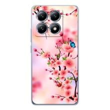 Чохол з картинкою Сакури на Xiaomi 14T – Метелики на сакурі
