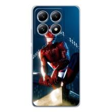 Чехол Супергерой Человека Паука на Xiaomi 14T – Паук на доме