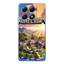 Чохол з картинками Майнкрафт для Сяоми 14Т (Minecraft)