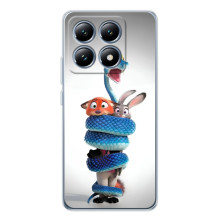 Силиконовый чехол с принтом Зоотрополіс для Xiaomi 14T – Змея Зоо