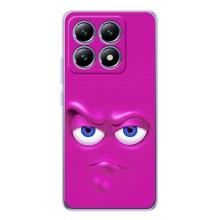 Силиконовые Чехлы (смешные стикеры) для Xiaomi 14T – Хитрая мордочка