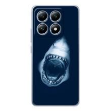 Силіконовий бампер з картинкою звірів для Xiaomi 14T (Пащу Акули)