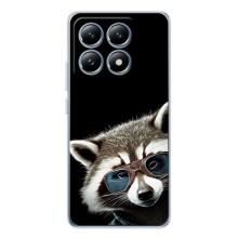Силиконовый Чехол с Енотами на Xiaomi 14T – Стильный Енот