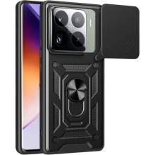 Чохол Ummi Camshield Serge Ring для Xiaomi 15 Pro – Чорний