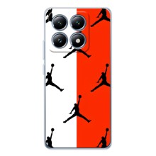 Чохли для Xiaomi 15 Pro - з картинкою JORDAN (AlphaPrint) (Лого Джордан)