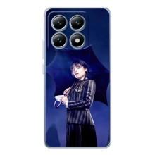 Чехлы с принтом Уэнсдей на Xiaomi 15 Pro – Уэнсдей с зонтом
