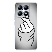 Чохол з принтом для Xiaomi 15 Pro (AlphaPrint - Знак сердечка)
